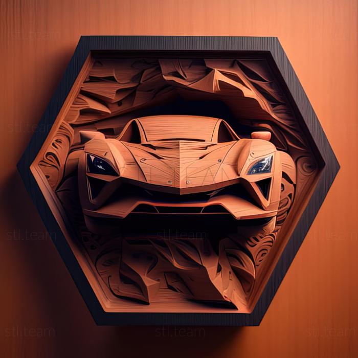 3D модель Lamborghini Egoista (STL)